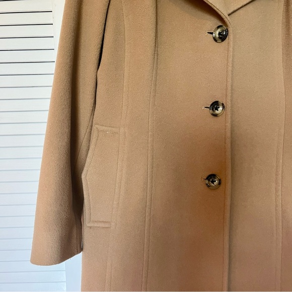 Anne Klein Camel Wool Coat - Picture 5 of 14
